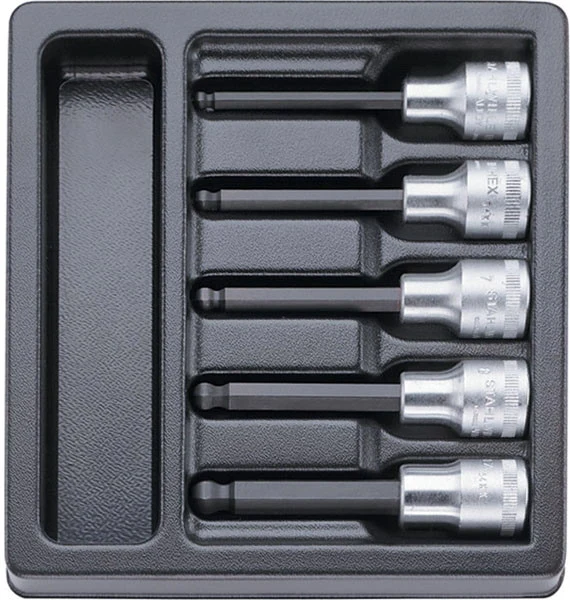 Innen 6Kt. 1/2", 5-teilig