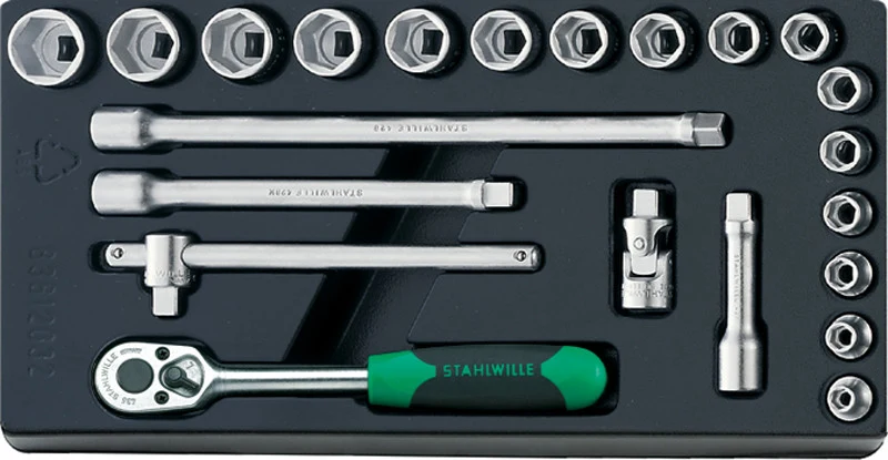 Werkzeuge 3/8", 22-teilig
