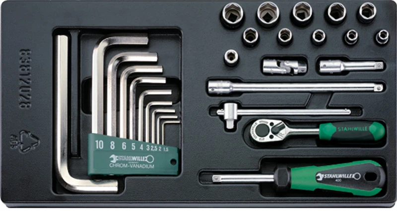 Werkzeuge 1/4", 27-teilig