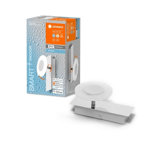 LEDVANCE Wifi SMART+ ORBIS WAVE Bad LED Wandleuchte 20cm Tunable Weiß 8W / 3000-6500K