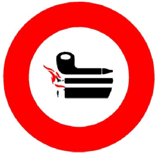 Schild Rauchverbot 40