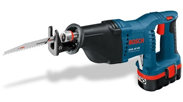 Akku-Säbelsäge GSA 18 VE Professional m. 1 Akku + LG, Koffer