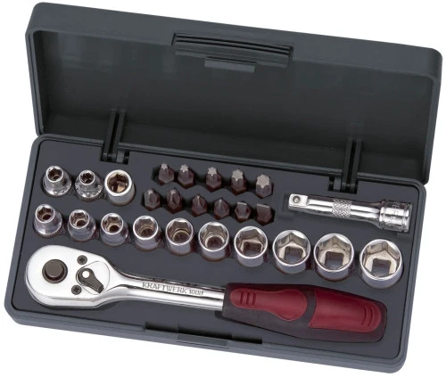 Steckschlüsselsatz 1/4", 26-teilig