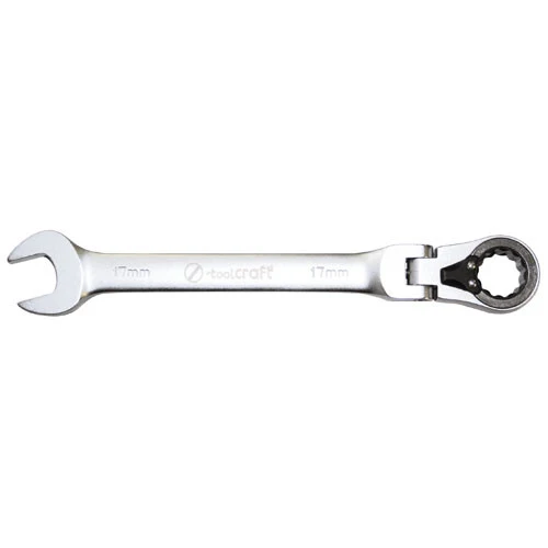 Ringgabel-Rätschenschlüssel 10mm, mit Gelenkkopf