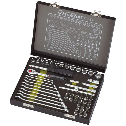 Steckschlüsselsatz 1/4", 51-teilig Z-751