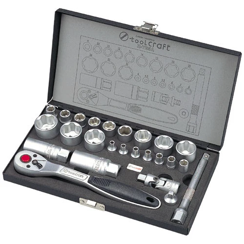 Steckschlüsselsatz 3/8", 25-teilig Z-725A