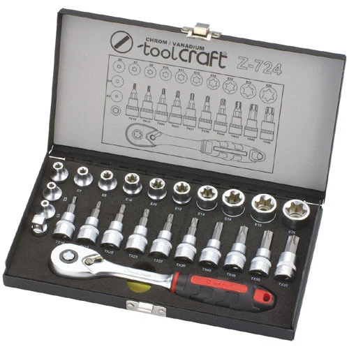 Steckschlüsselsatz TORX 3/8", 24-teilig Z-724