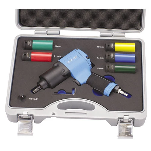 Luftschlagschrauber-Set 1/2" mit Nussatz X-5