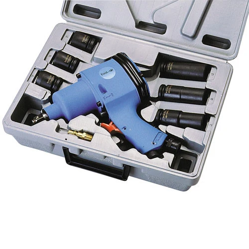 Luftschlagschrauber-Set 1/2", inkl. 6 Schlagnüsse 17-21mm