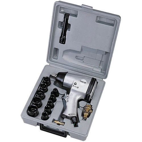 Luftschlagschrauber-Set 1/2", inkl. 10 Schlagnüsse 9-27mm