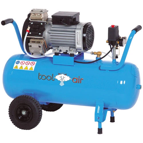 Kompressor 230 Volt, Tank 50 lt, 320 lt/min, Ölfrei
