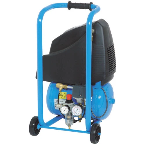 Kompressor 230 Volt, Tank 10 lt, 235 lt/min, Ölfrei