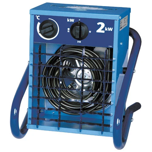 Elektroheizgebläse 230V, 2kW, mit Zeitschaltuhr