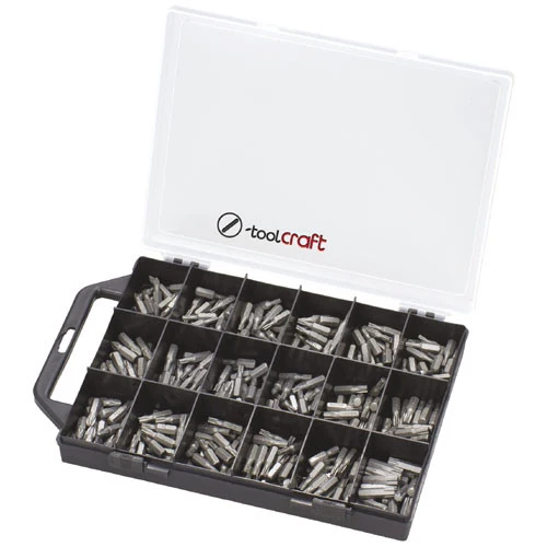 Bit-Satz 1/4", 360-teilig, in Kunststoffschachtel, Torx-Bits ohn
