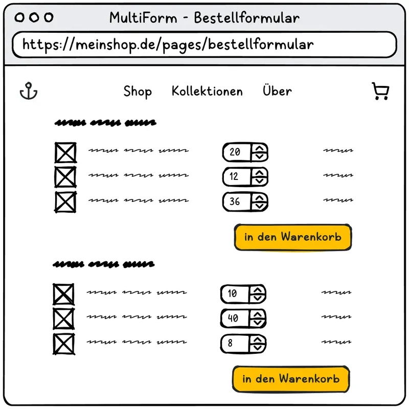 MultiForm - B2B Bestellformular
