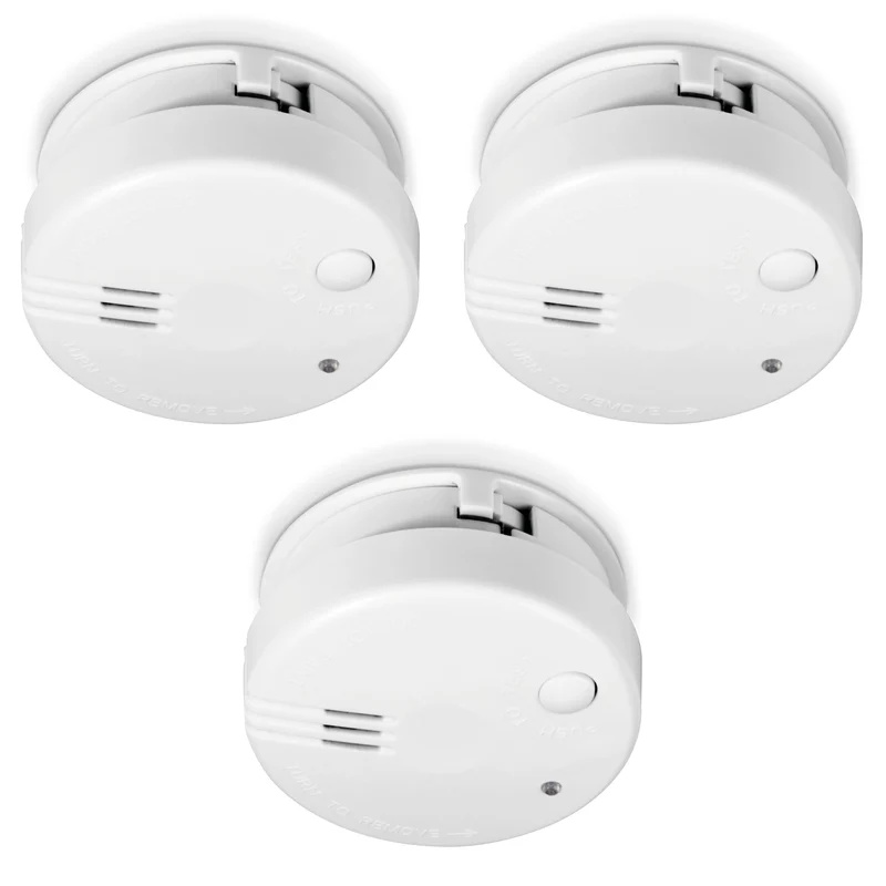 Alecto SD510 3X - Mini Rauchmelder - 5 Jahre Batterie - 3er Pack - Weiß