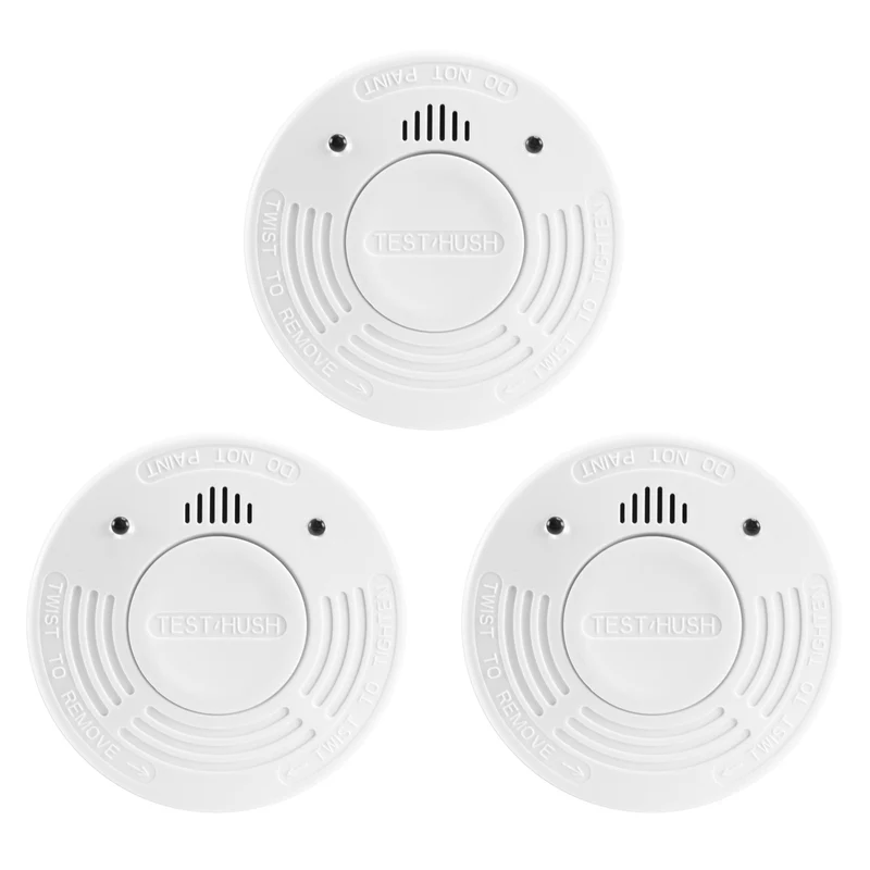 Alecto SD1010 3X – Rauchmelder mit 10-Jahres-Batterie, 3er-Pack
