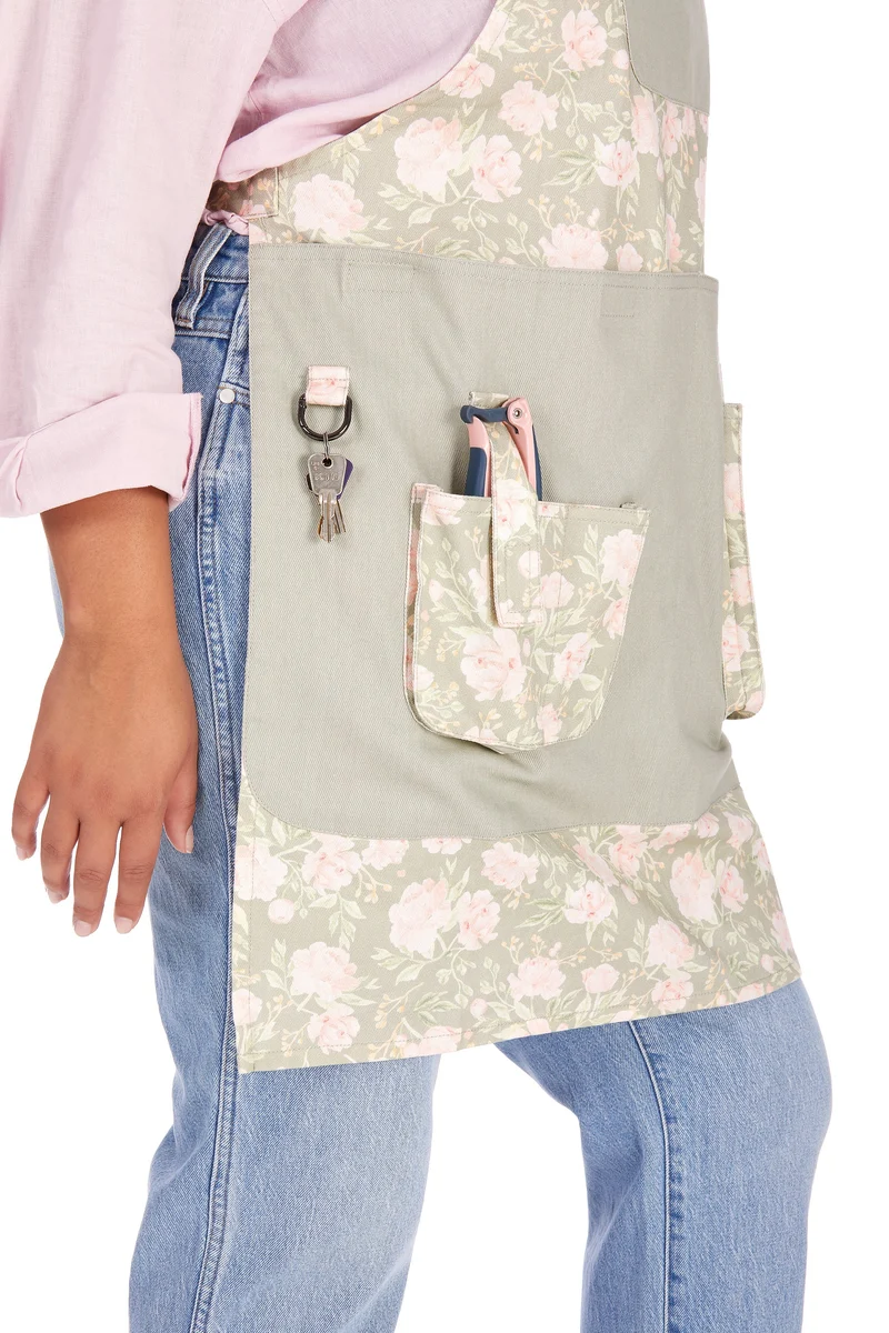 Peony Meadow Apron