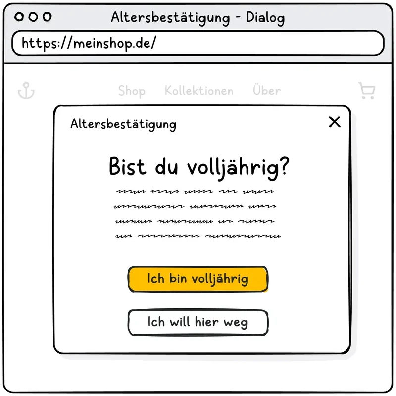 AgeBlock - Altersbestätigung