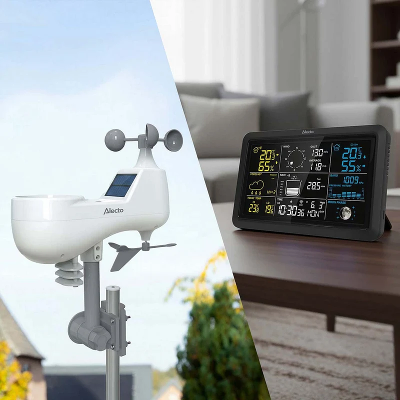 Alecto WS5100 - Wi-Fi Wetterstation - Weiß