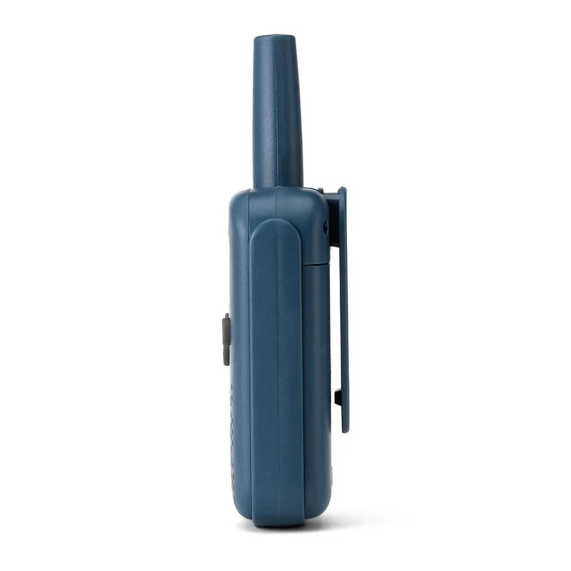 Alecto FR10BU - Set aus zwei wiederaufladbaren Walkie-Talkies für Kinder - Reichweite bis zu 6 Kilometern und lange Standby-Zeit bis zu 24 Stunden - Denimblau