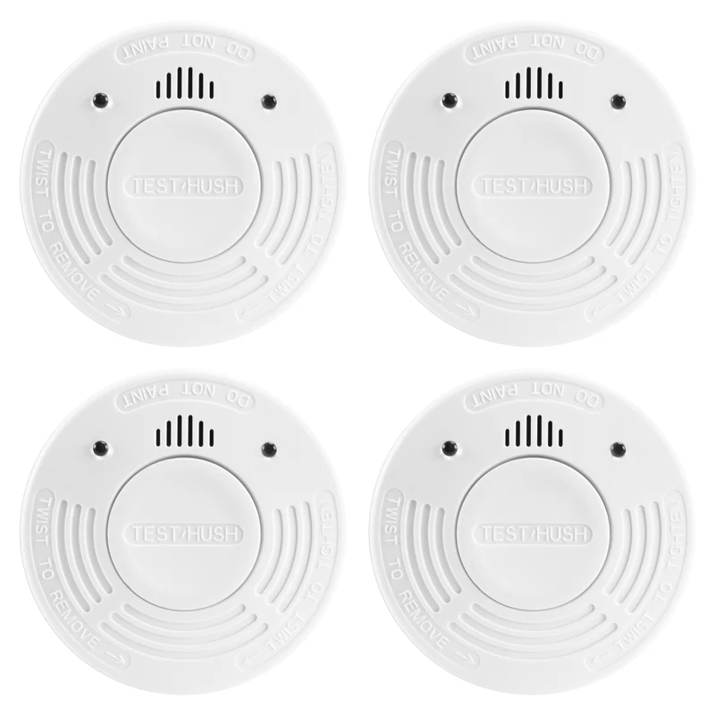 Alecto SD1010 4X – Rauchmelder mit 10-Jahres-Batterie, 4er-Pack