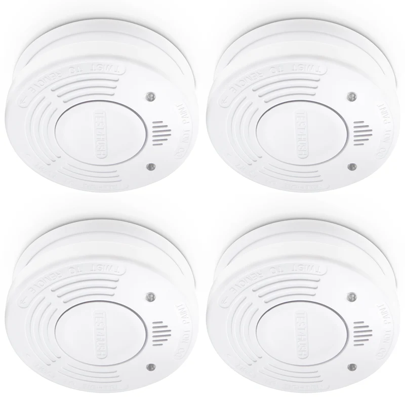 Alecto SD1010 4X – Rauchmelder mit 10-Jahres-Batterie, 4er-Pack