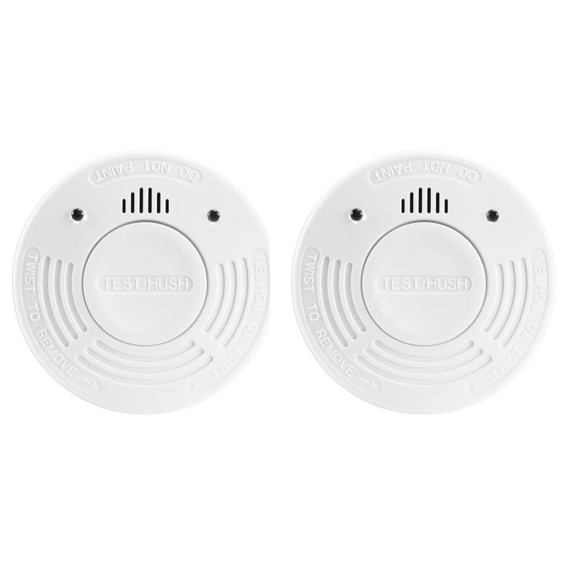 Alecto SD1010 2X – Rauchmelder mit 10-Jahres-Batterie, 2er-Pack