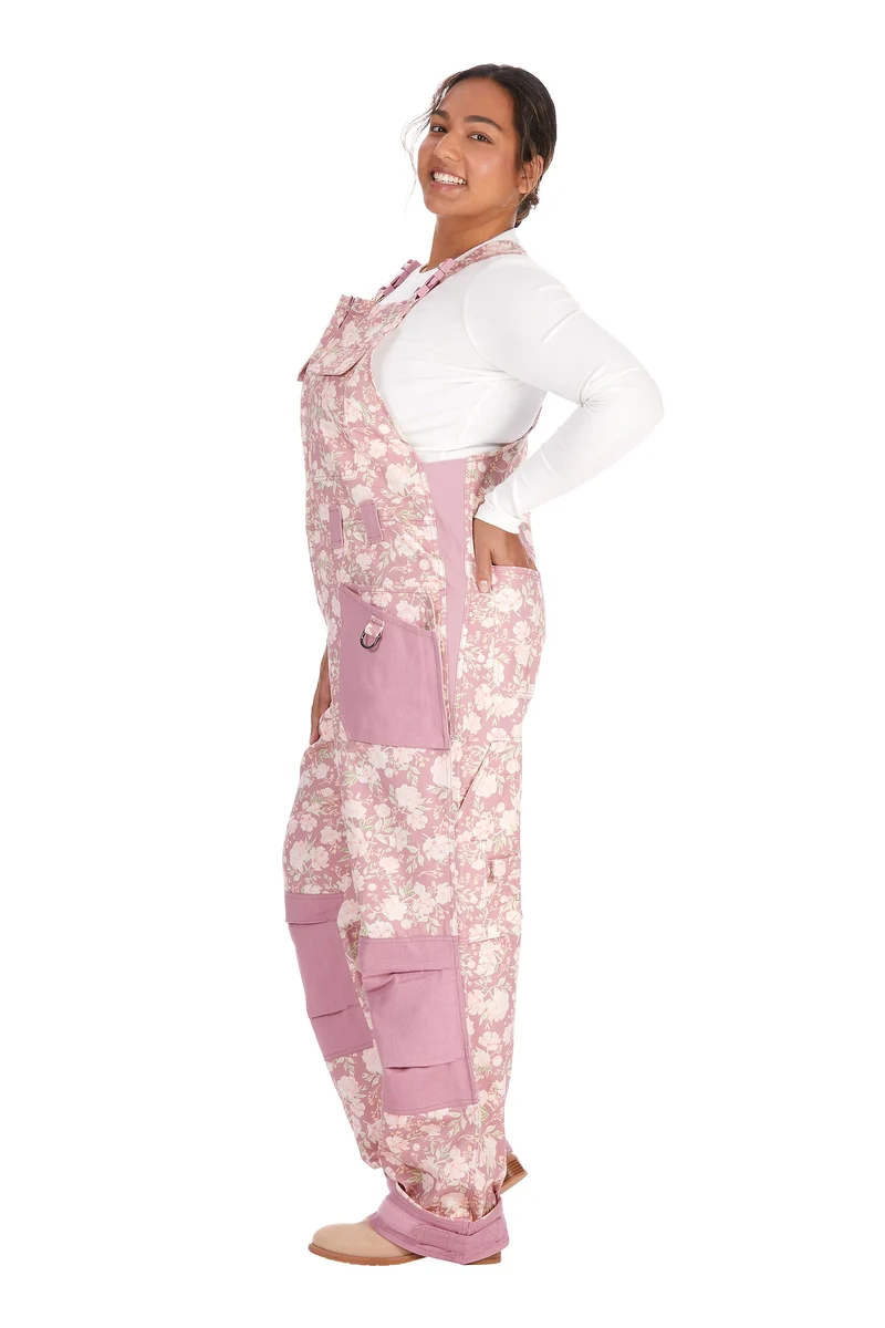 Peony Blossom Dungarees