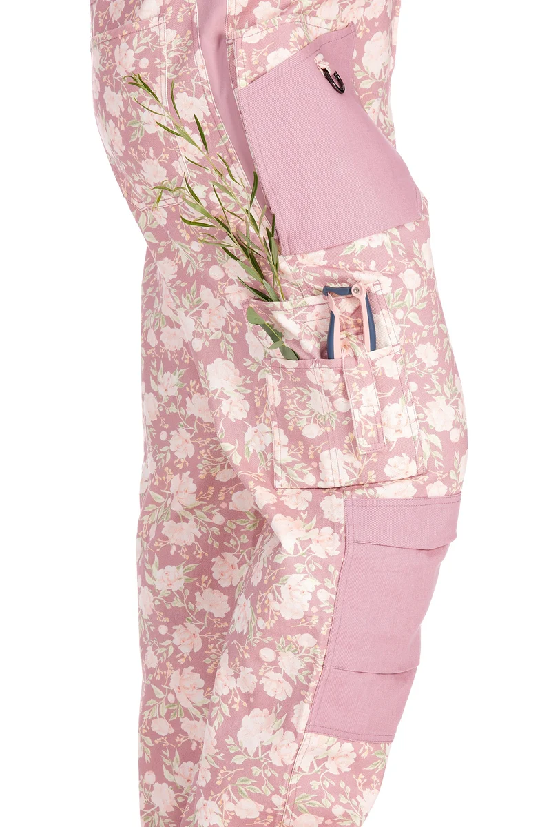 Peony Blossom Dungarees