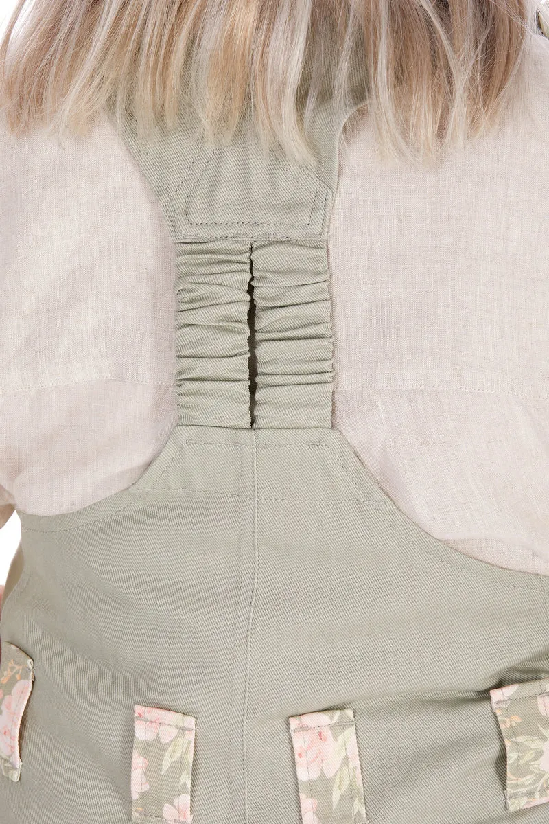 Peony Patch Dungarees