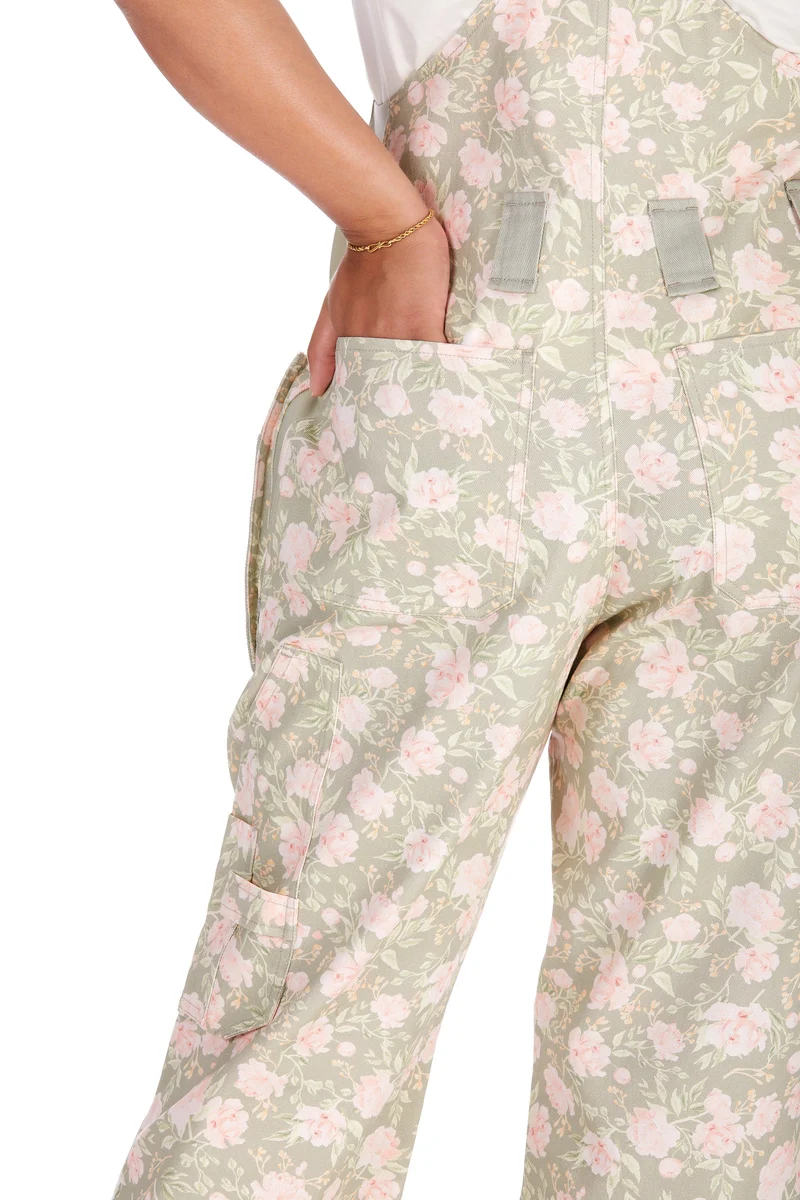Peony Meadow Dungarees