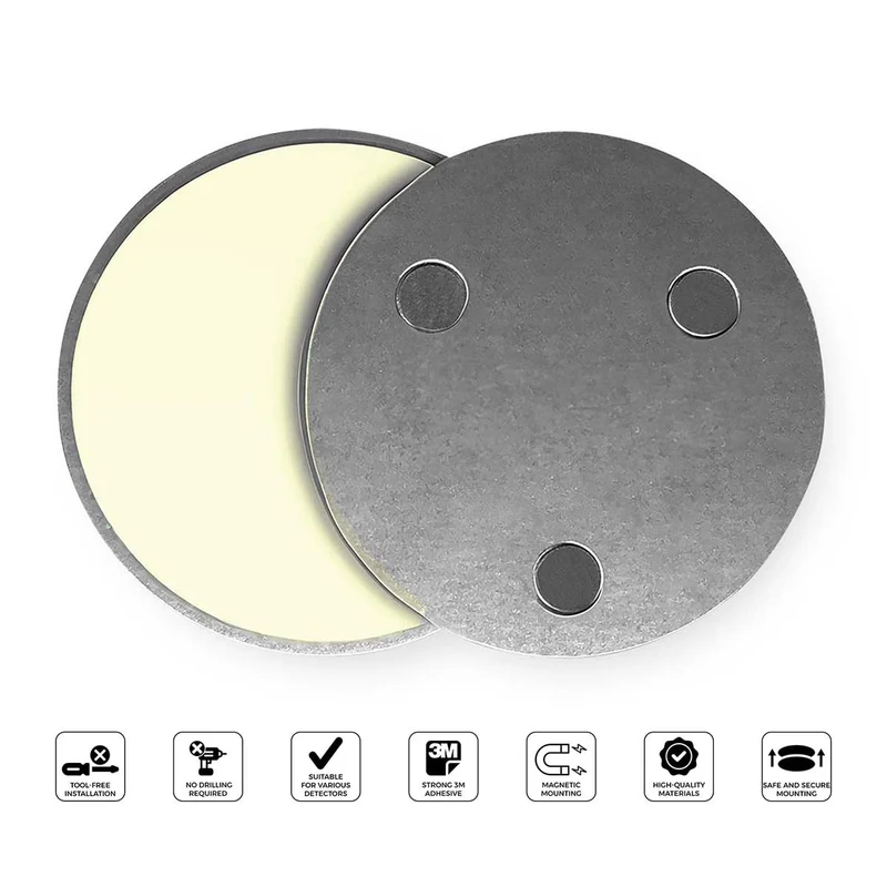 Alecto SMK10 - Magnetisches Montageset für Rauch- und Kohlenmonoxidmelder