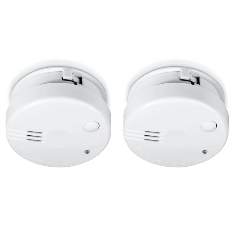 Alecto SD510 2X - Mini Rauchmelder - 5 Jahre Batterie - 2er-Pack - Weiß