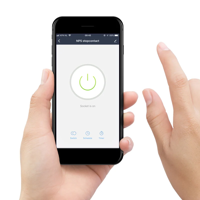 Alecto SMART-PLUG20 - Smarter WLAN-Zwischenstecker mit Stromzähler, 16 A, 3680 W, 2er-Pack, Weiß