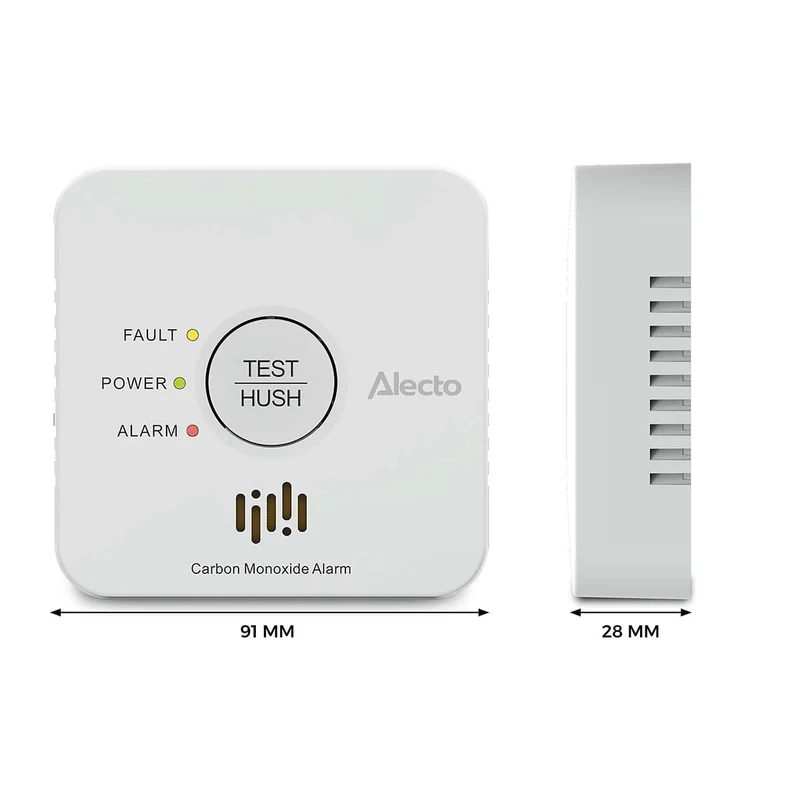 Alecto SDX04 - Kombipack SD1030 + COA1920 - Sicherheitsset Rauch- und Kohlenmonoxidmelder