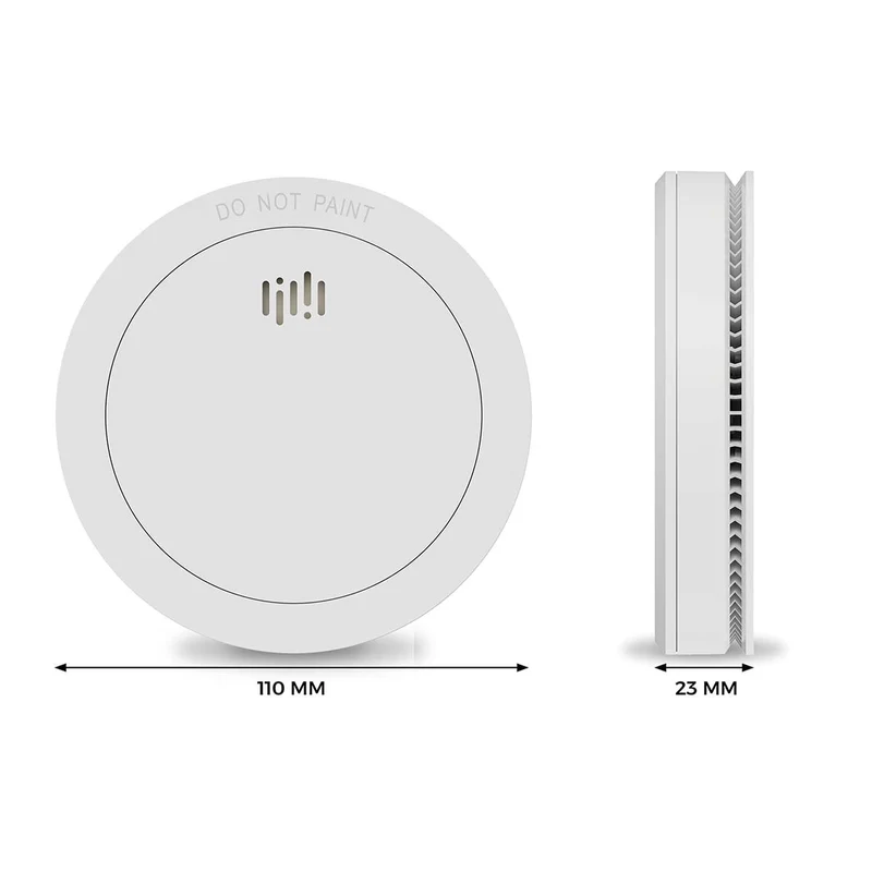 Alecto SD1030 - Rauchmelder mit 10 Jahren Batterie- und Sensor-Lebensdauer - Weiß