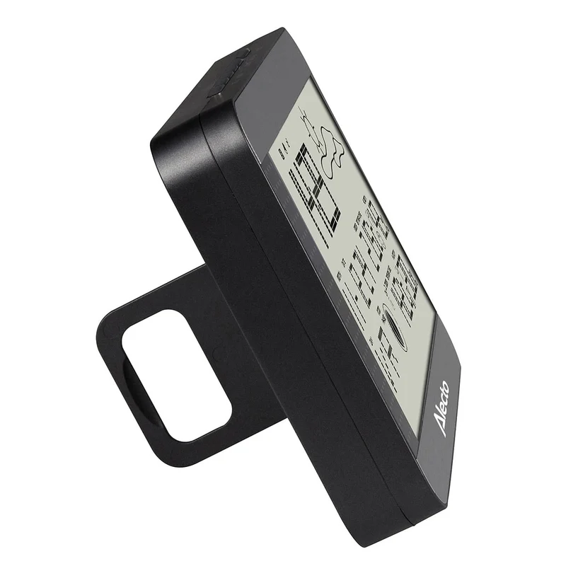 Alecto WS-1700 - Wetterstation mit kabellosem Außensensor, silber