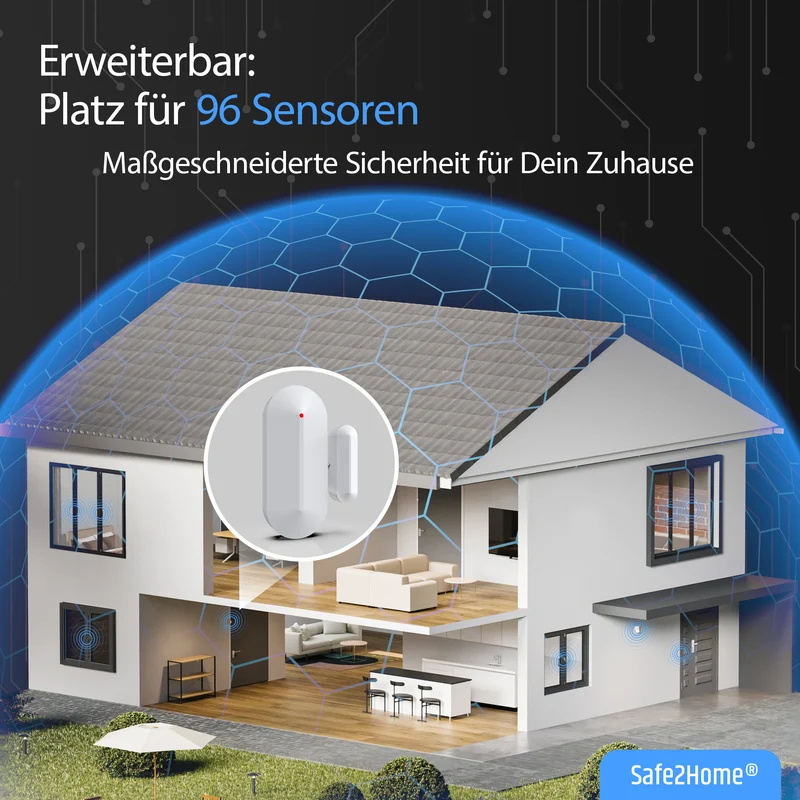 SP210 Funk Alarmanlage Zentrale