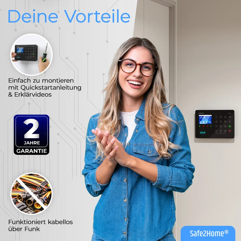 SP310 Funk Alarmanlage Zentrale