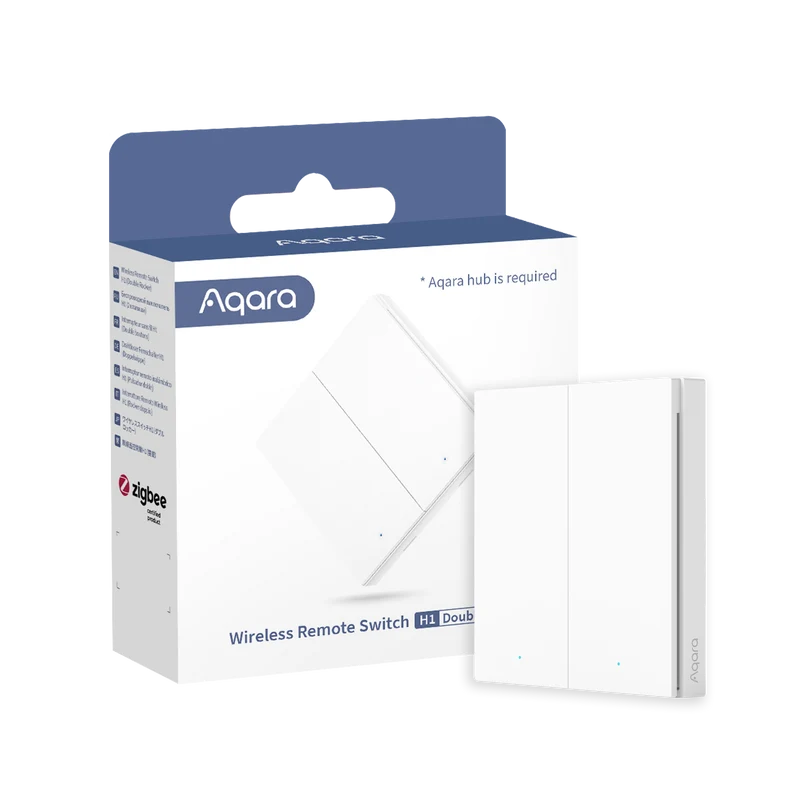 Aqara Wireless Switch H1 Doppelschalter (Zigbee)
