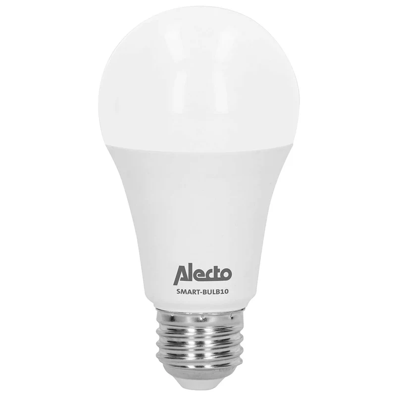 Alecto SMART-BULB10 - Smarte WLAN LED-Lampe, weiß