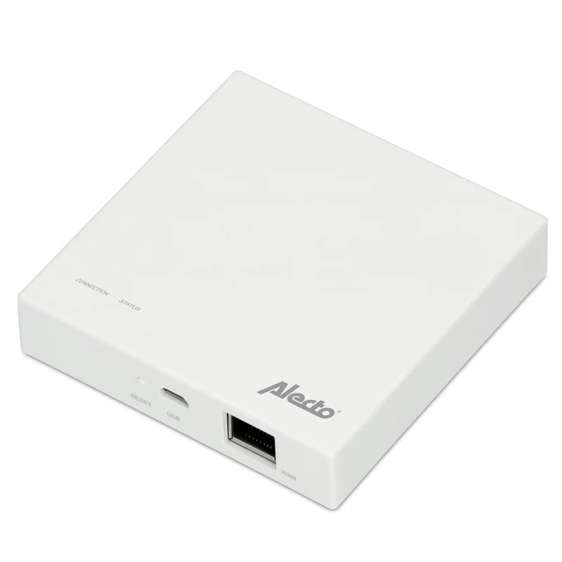 Alecto SMART-SAFETY1 - Smart-Home Starterset – Bridge - Rauchmelder 2x - WLAN-Kamera - Fenster-/Türsensor 3x – Bewegungssensor – ZigBee-Protokoll