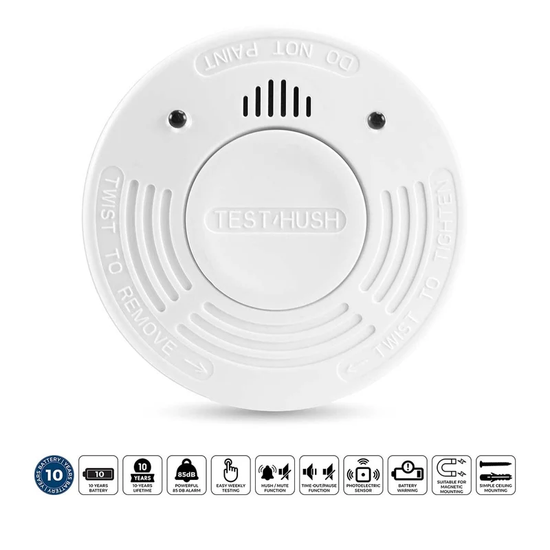 Alecto SD1010 – Rauchmelder mit 10-jähriger Batterielebensdauer