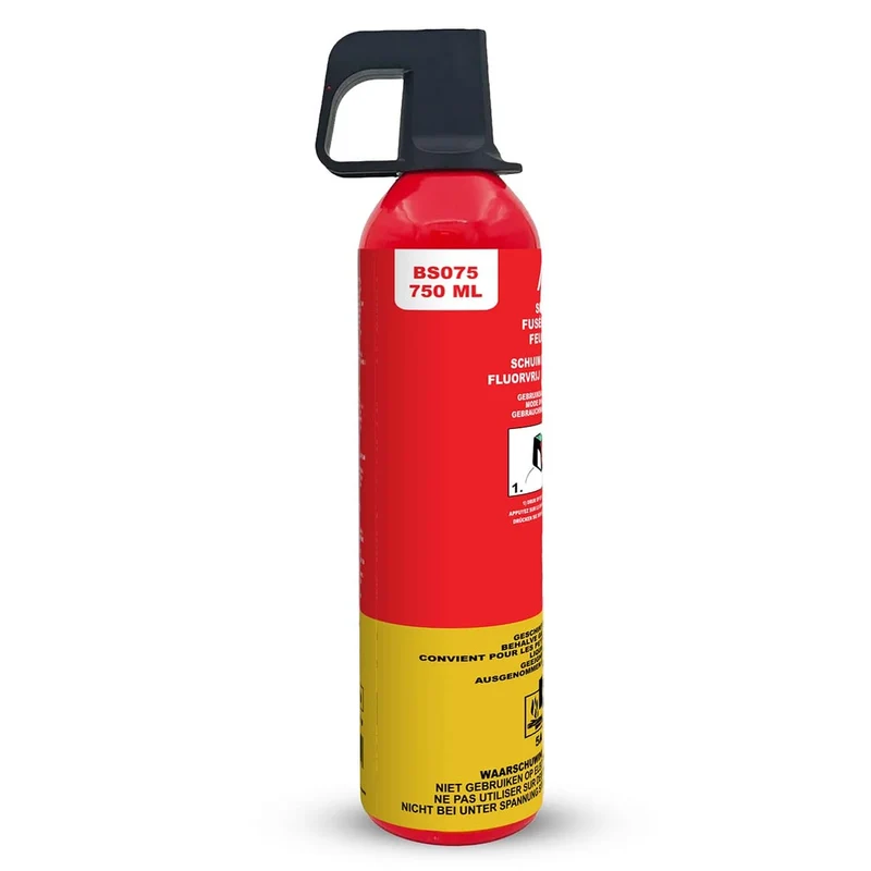 Alecto BS075 - Feuerlöscher - Spray - 750 ml - PFAS-frei - Rot