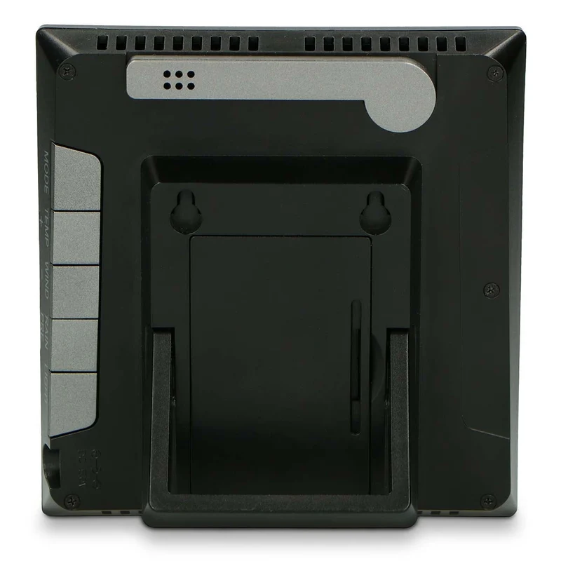 Alecto WS5200 - Professionelle 6 in 1 WLAN-Wetterstation mit App und kabellosem Außensensor, schwarz