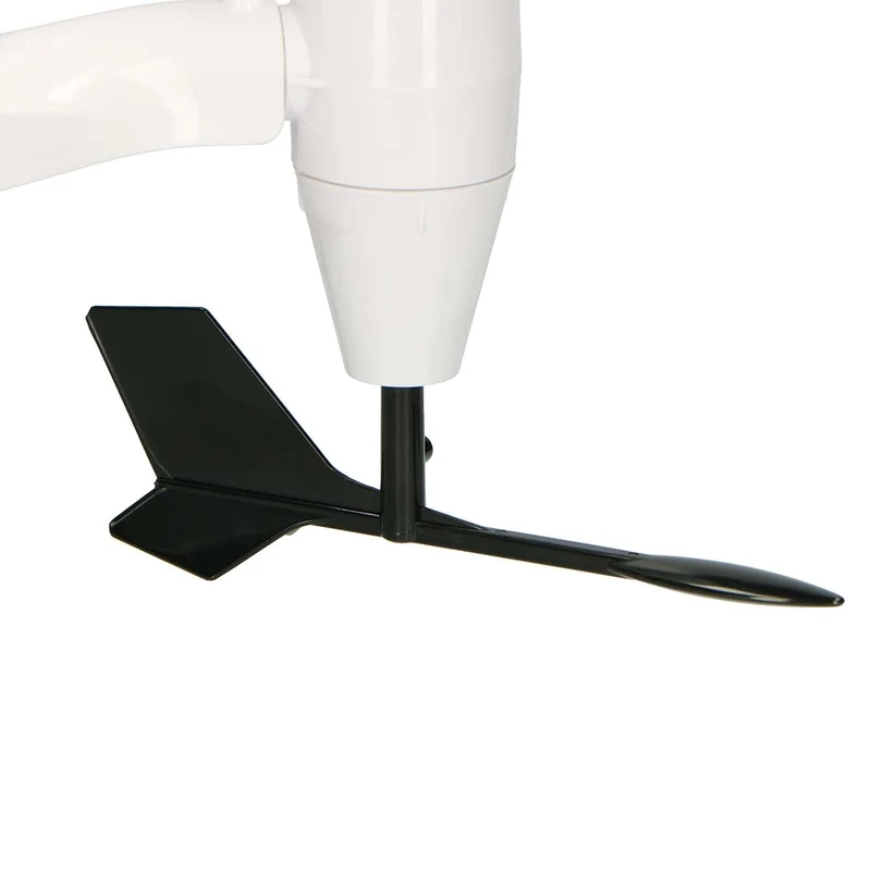 Alecto WS5200 - Professionelle 6 in 1 WLAN-Wetterstation mit App und kabellosem Außensensor, schwarz