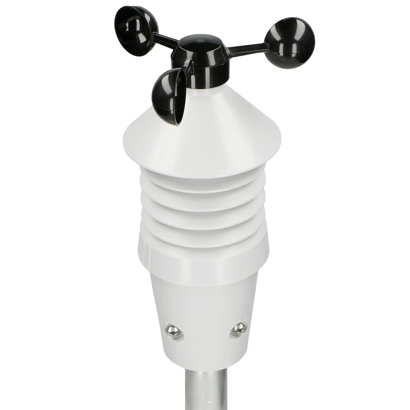 Alecto WS-3400 - Professionelle Wetterstation mit kabellosem Außensensor, schwarz