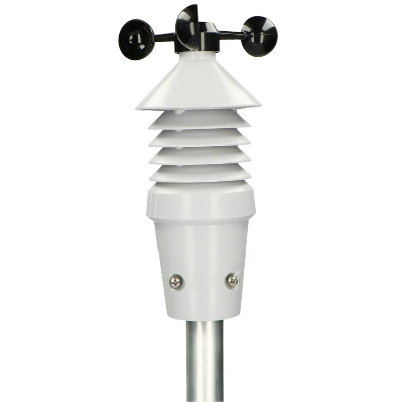 Alecto WS-3400 - Professionelle Wetterstation mit kabellosem Außensensor, schwarz