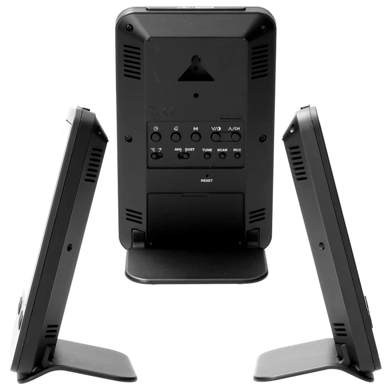 Alecto WS-3400 - Professionelle Wetterstation mit kabellosem Außensensor, schwarz